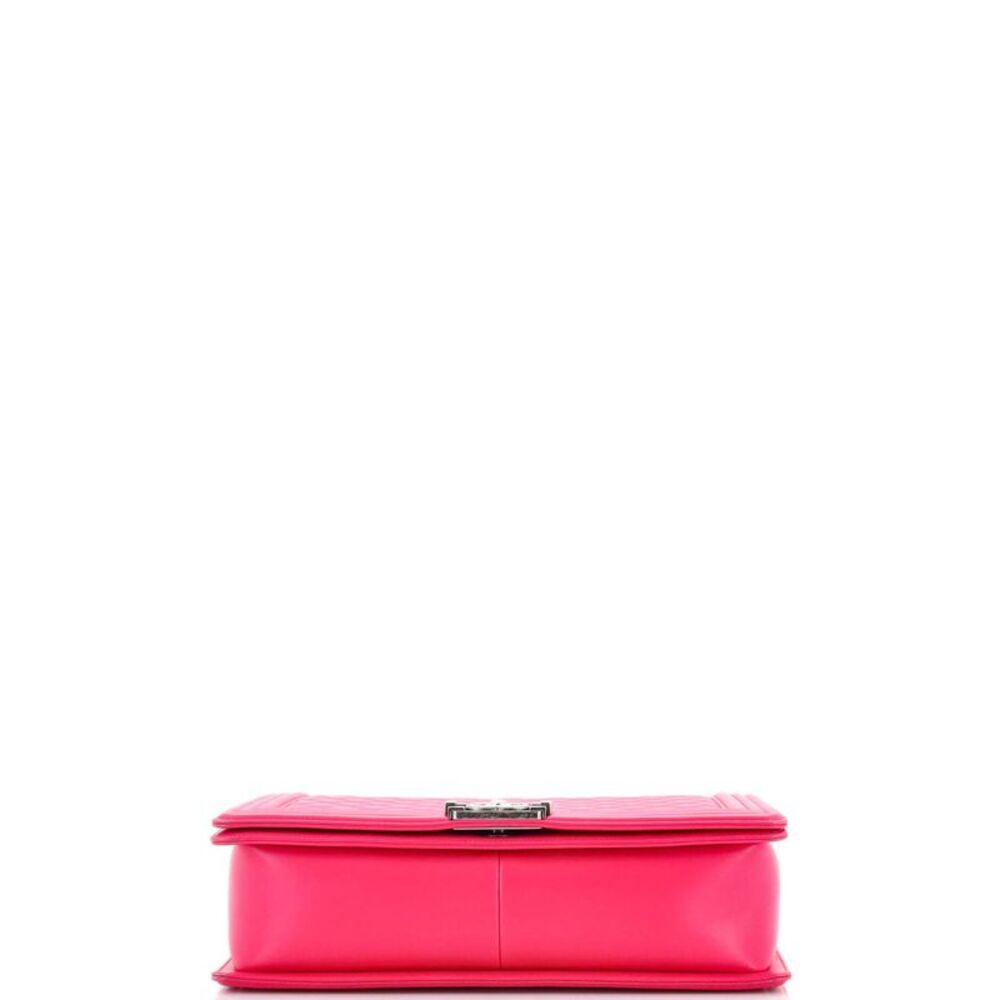 Chanel Boy Flap Bag Quilted Lambskin Large Pink - Picture 5 of 8
